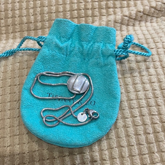 Tiffany Sterling Silver Necklace w Pouch
